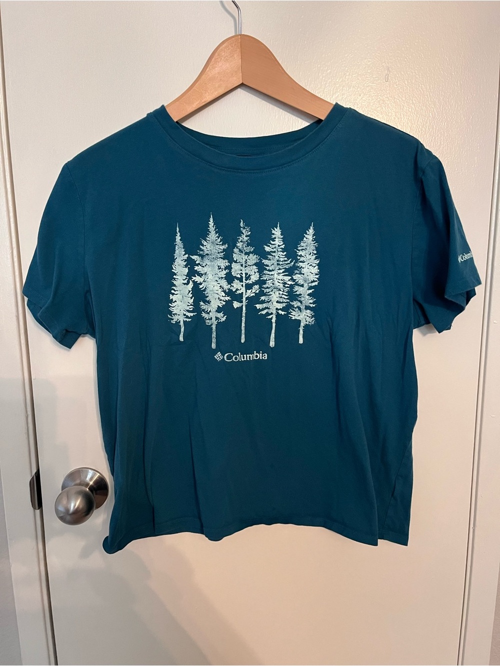 Columbia Women's Deep Teal Crewneck Tee